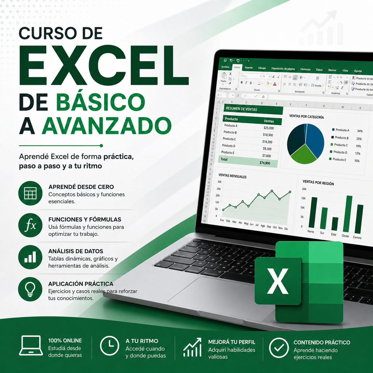 Curso de Excel de Básico a Avanzado